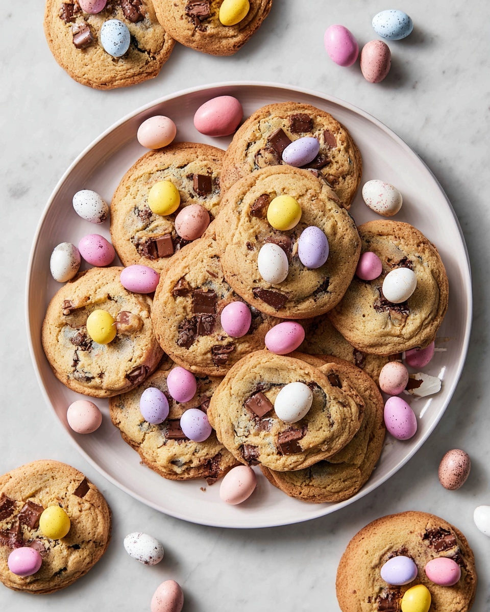 Mini Egg Cookies with Dark Chocolate Recipe