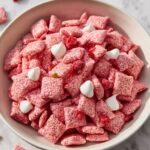 Easy Strawberry Shortcake Puppy Chow Recipe