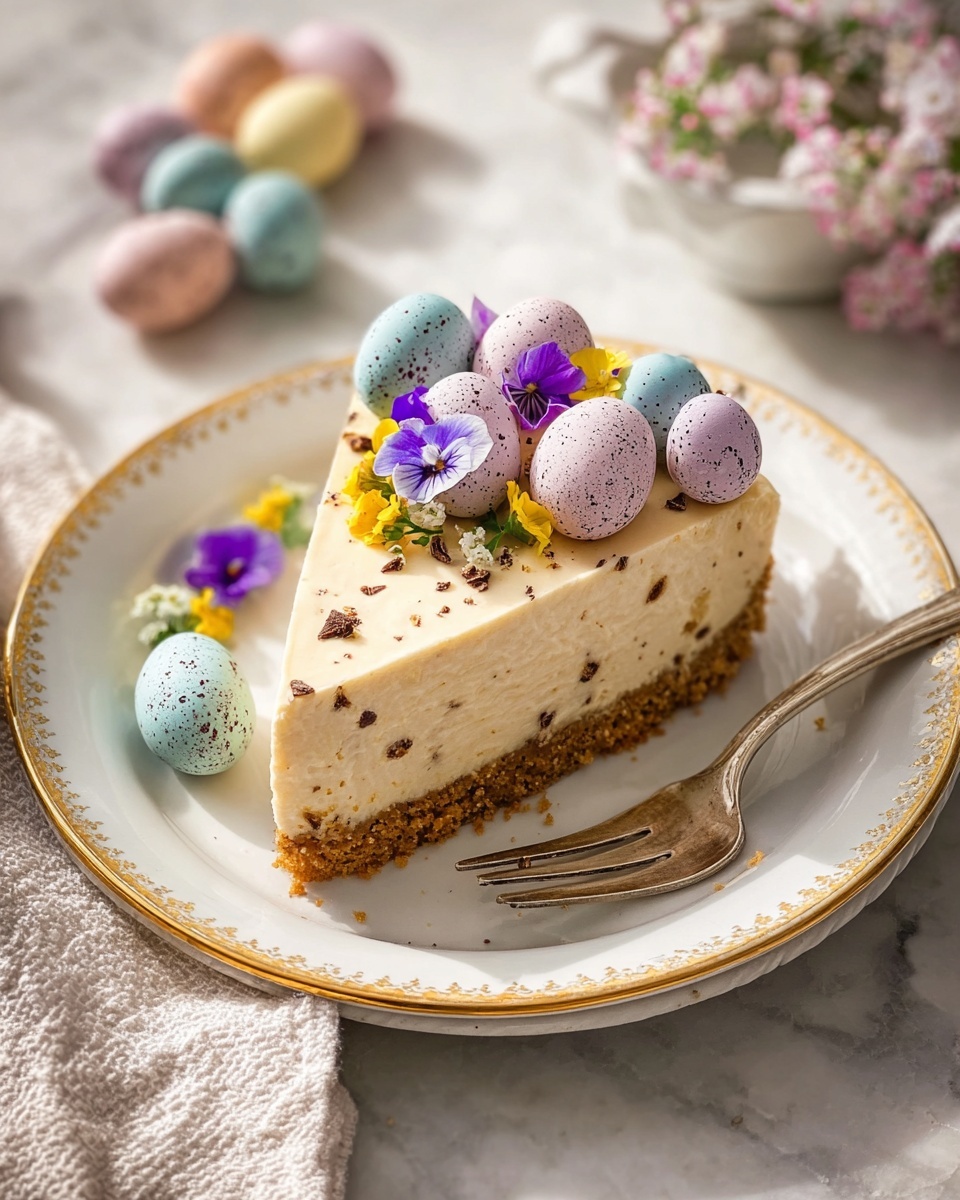 Easter No-Bake Mini Egg Cheesecake Recipe