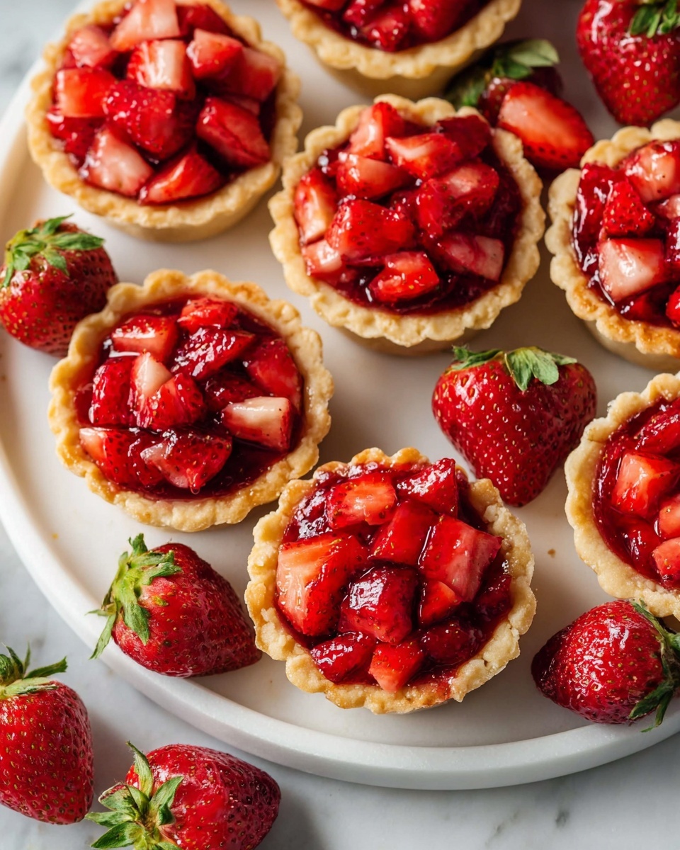 Mini Strawberry Custard Tartlets From Scratch Recipe
