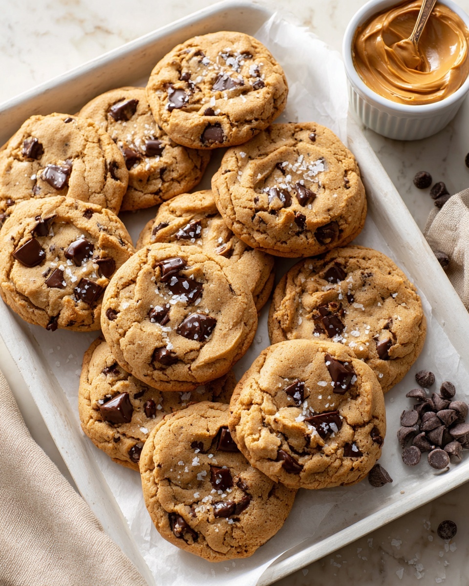 Peanut Butter Dark Chocolate Chip Cookies Recipe