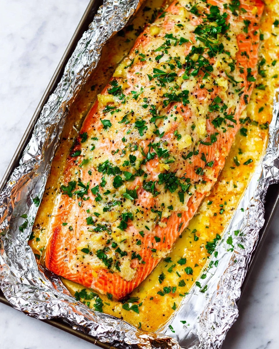 Garlic Lovers Salmon In Foil Recipe