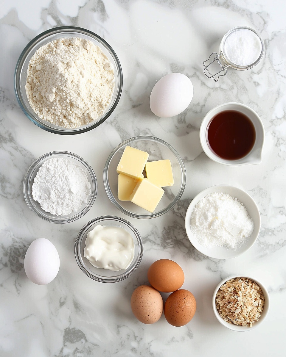 A single slice of moist coconut cake resting on a white plate, showcasing the soft, dense crumb texture with visible shredded coconut embedded throughout. The top is generously frosted with creamy icing, sprinkled with toasted coconut flakes that add a golden contrast. The slice is photographed at an angled close-up, emphasizing the layers of cake and topping, placed on a white marble surface with natural light softly highlighting the textures, styled as a delicious, ready-to-eat serving from a food blog. Photo taken with an iphone --ar 4:5 --v 7
