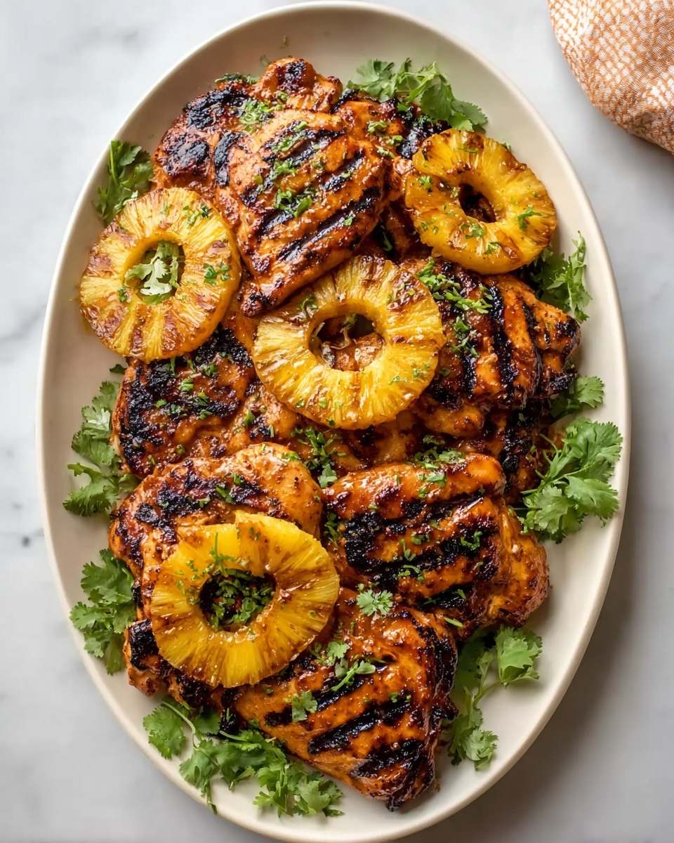 Tasty Grilled Brown Sugar Pineapple Chicken Recipe