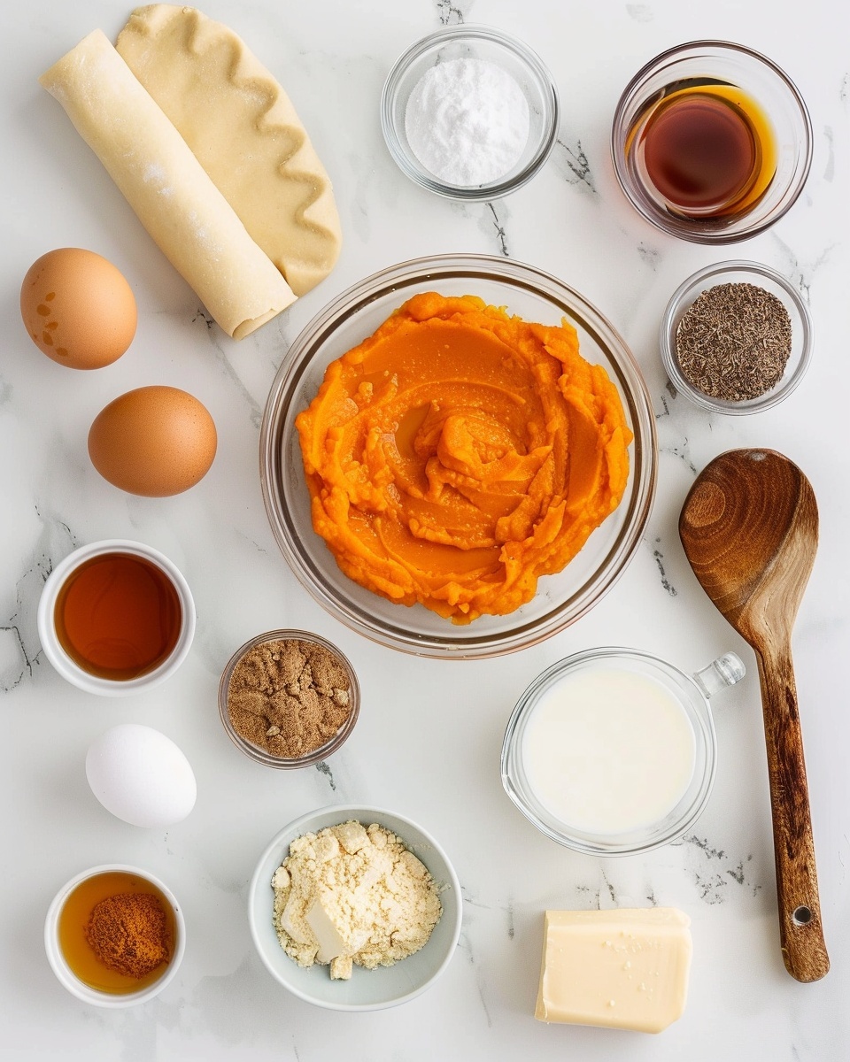 Single white plate featuring a single slice of pumpkin pie, showing the smooth, rich orange filling with a tender, flaky crust edge, topped with a generous swirl of whipped cream sprinkled with chopped pecans and a light dusting of cinnamon, close-up angled view revealing the creamy texture and layers of crust and filling, placed on a white marble surface with natural lighting, styled as a delicious individual dessert ready to eat, photo taken with an iphone --ar 4:5 --v 7