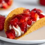 Cheesecake Taco Cups with Strawberry Glaze Recipe