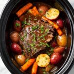 Crock Pot Roast with Vegetables and Rich Gravy Recipe
