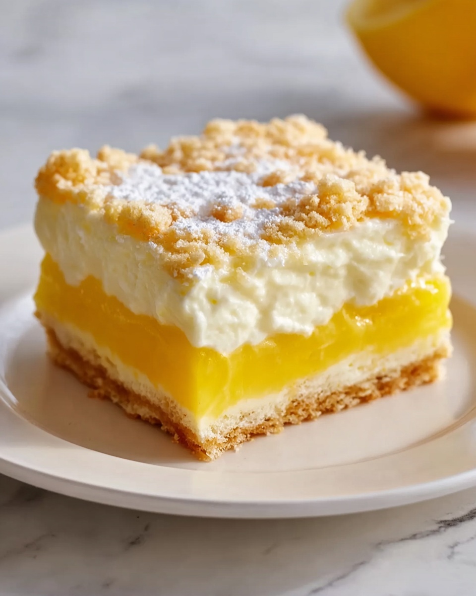 Lemon Cream Cheese Dump Cake Recipe