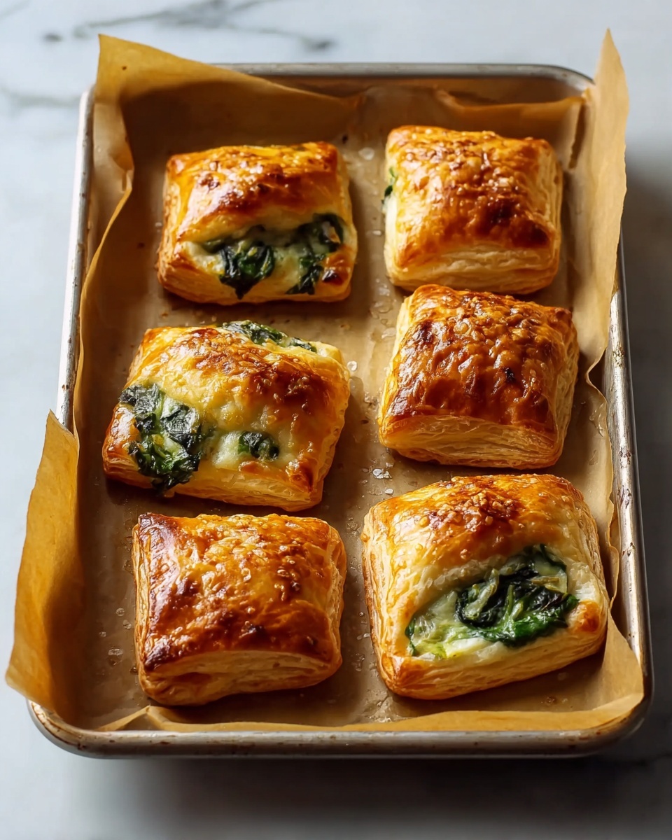 Spinach and Ricotta Puff Pastry Bites Recipe