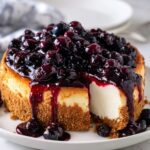 Blueberry Cheesecake with Fresh Blueberry Topping Recipe