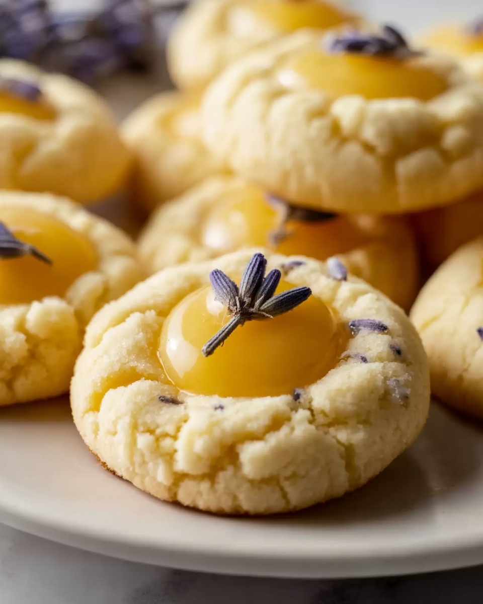 Lemon Lavender Thumbprint Cookies Recipe