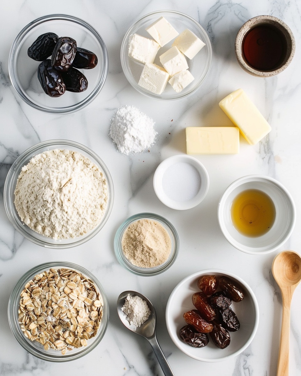 Single white plate with a single portion of a thick oatmeal bar revealing a rich, dense fruit jam layer sandwiched between a crumbly oat crust base and a chunky, golden oat streusel topping, close-up angled shot highlighting the texture contrast between the soft filling and crisp layers, scattered crumbs around the plate, set on a white marble surface with natural lighting, styled like a food blog serving photo taken with an iphone --ar 4:5 --v 7
