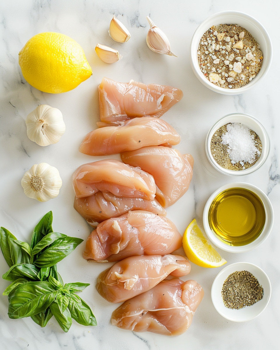 Single white plate with a close-up portion of two grilled chicken kebabs, showcasing tender, juicy pieces of herb-marinated chicken with charred grill marks and visible seasoning, garnished with thin slices of red onion and a sprig of fresh green herbs, natural lighting highlighting the textures and golden browning, plate placed on white marble surface, intimate plated serving photo taken with an iphone --ar 4:5 --v 7