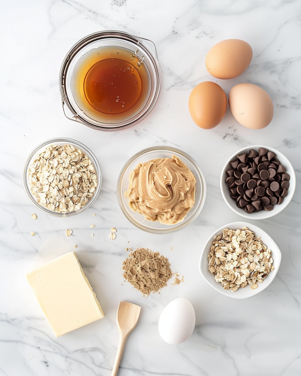 Single white plate with one thick, rectangular peanut butter oat bar topped with a smooth, glossy layer of chocolate, the bar reveals a dense, textured oat and peanut butter interior, close-up angled view emphasizing the rich layers and chewy crumb, set on a white marble background with natural lighting, styled like an individual serving from a food blog, photo taken with an iphone --ar 4:5 --v 7