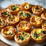 Mini Quiches with Cheese and Customizable Fillings Recipe