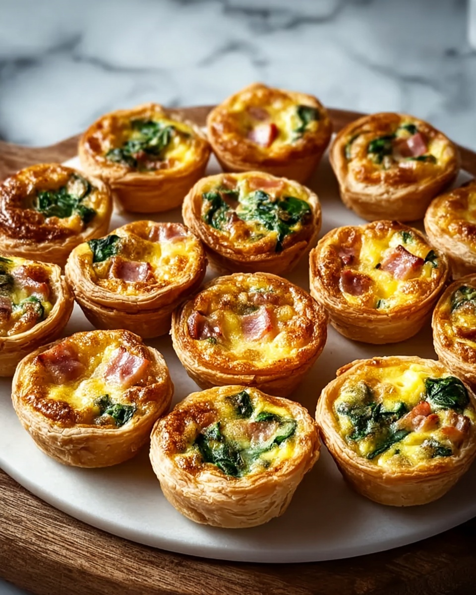 Mini Quiches with Cheese and Customizable Fillings Recipe