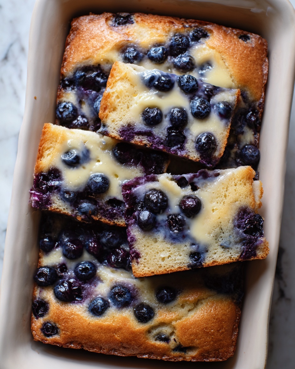Blueberry Cream Cheese Cake Squares Recipe