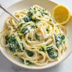 Lemon Ricotta Pasta with Spinach Recipe