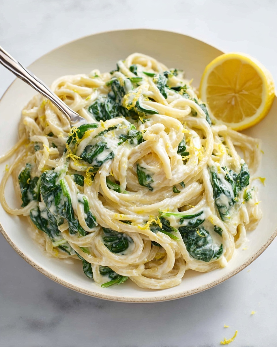 Lemon Ricotta Pasta with Spinach Recipe