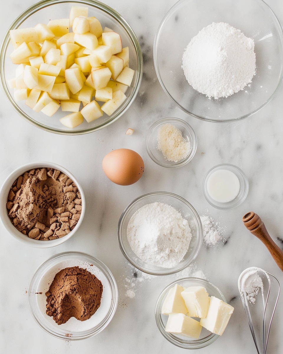 Single white plate featuring a thick single slice of cinnamon apple cake, close-up angled view showcasing moist, tender crumb and soft chunks of spiced apple swirled with cinnamon layers, topped with a glossy drizzle of creamy white icing that highlights the textured surface, placed on a white marble background with natural lighting, styled like a food blog individual serving photo taken with an iphone --ar 4:5 --v 7