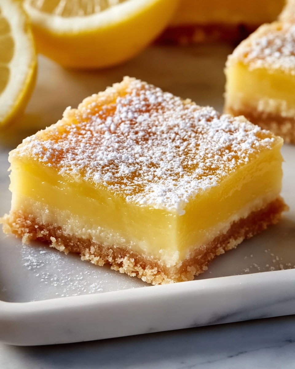 Easy Lemon Bars with Shortbread Crust Recipe