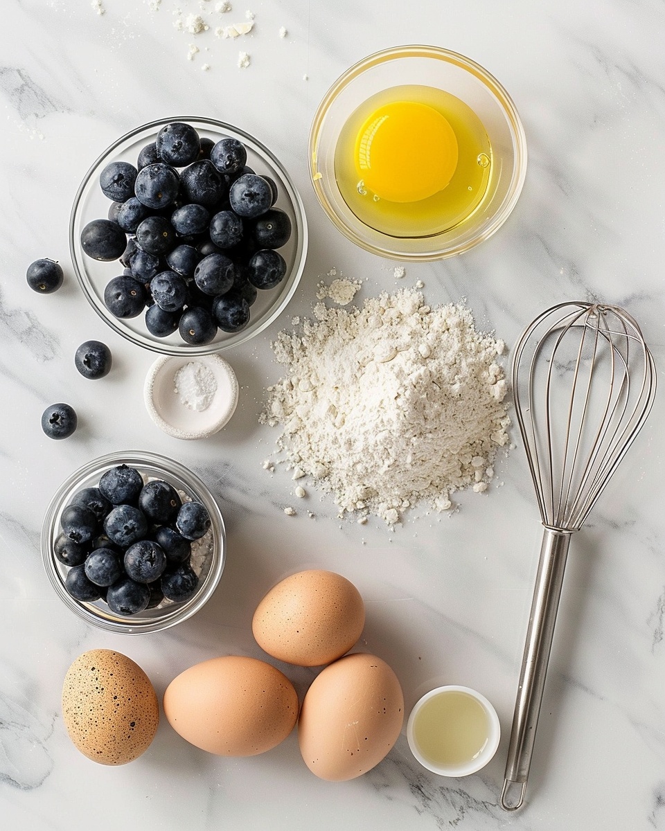 Honey Lemon Almond Flour Cake Recipe 5 A single slice of golden lemon cake plated on a white dish, angled close-up revealing the moist, tender crumb and fine texture of the cake’s interior layers, topped with a light dusting of powdered sugar and fresh blueberries clustered on top, placed on a white marble surface with natural light highlighting its soft crumb and slight crust, styled as a delicate, intimate serving perfect for a food blog photo, photo taken with an iphone --ar 4:5 --v 7