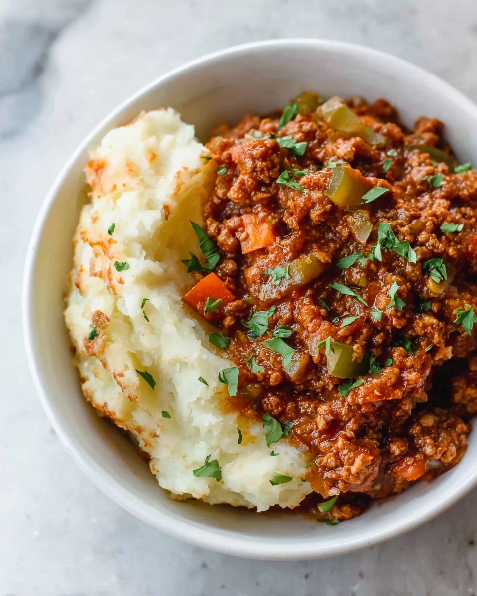 Large white oval slow cooker filled with rich, hearty homemade chili featuring ground meat, diced green bell peppers, onions, and a thick tomato-based sauce, bubbling gently at the edges, photographed at a 3/4 angle on a white marble countertop with natural lighting, professional food styling, whole dish in frame, photo taken with an iphone --ar 4:5 --v 7