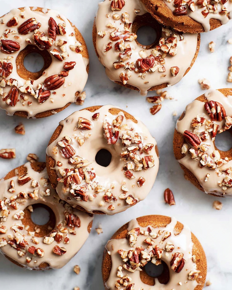 Pumpkin Spice Donuts with Maple Icing {Paleo, Gluten Free} Recipe