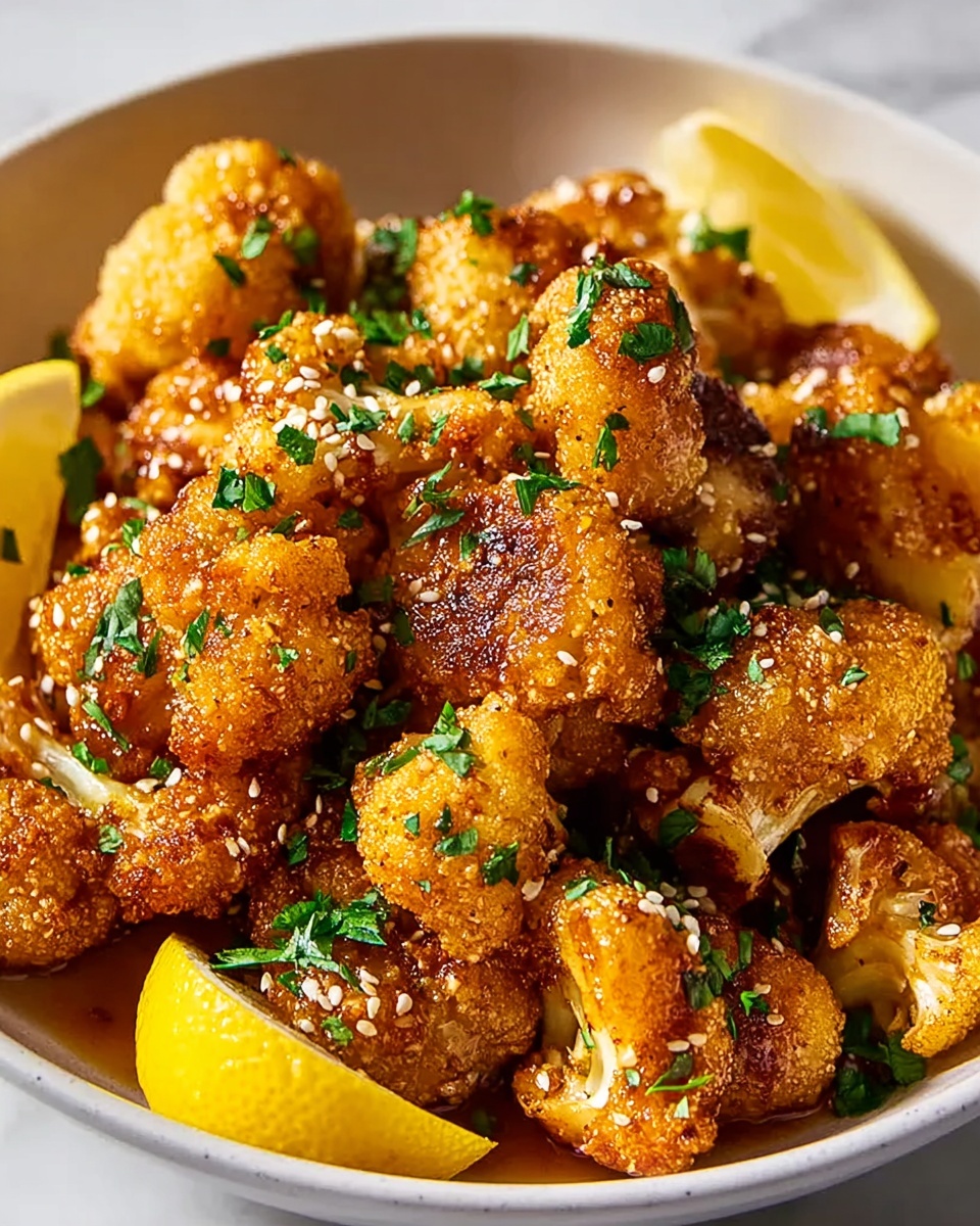 Lemon Pepper Cauliflower Wings Recipe