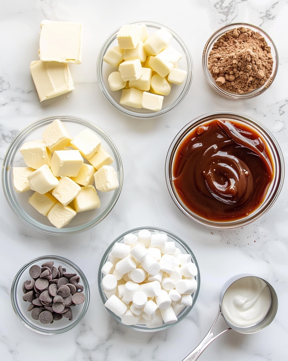 Single white square plate holding one slice of layered dessert fudge, showcasing a thick bottom orange layer and a creamy pale yellow top layer, elegantly drizzled with dark chocolate on top, close-up angled view revealing the smooth texture and defined boundary between layers, set on a white marble surface with natural lighting, styled as a single indulgent serving from a food blog, photo taken with an iphone --ar 4:5 --v 7