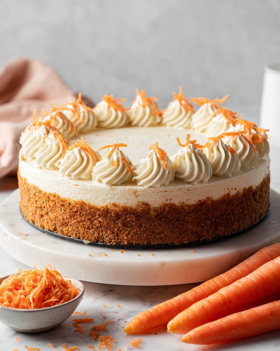 Easy Carrot Cake Cheesecake Recipe
