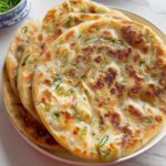 Crispy Flaky Scallion Pancakes from Scratch Recipe