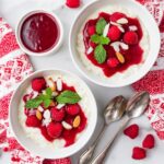 Risalamande (Danish Christmas Rice Pudding) with Raspberry Sauce Recipe