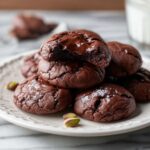 Gluten-Free Dark Chocolate Tahini Pistachio Cookies Recipe