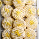 Lemon Shortbread Cookies with Lemon Glaze Recipe