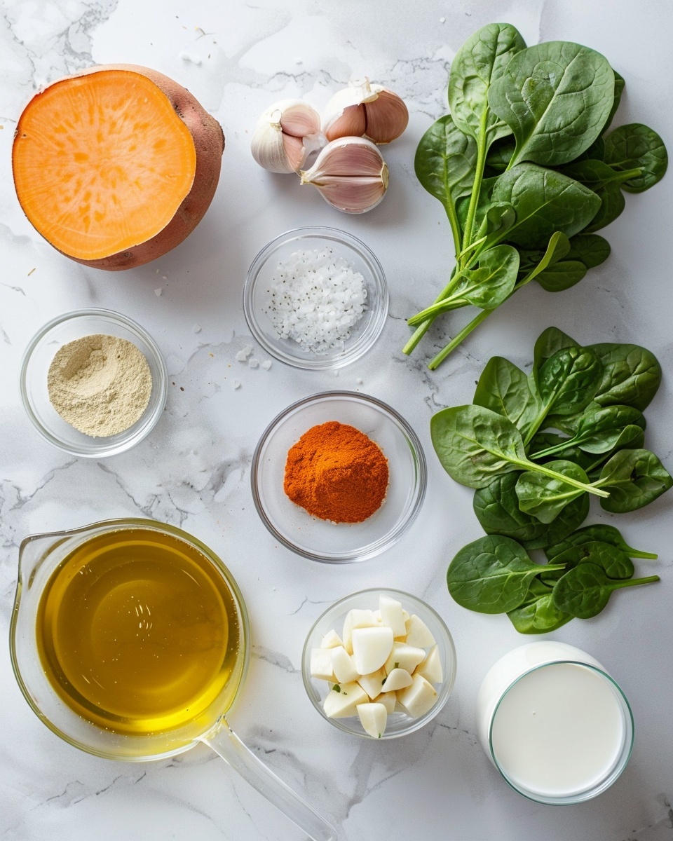 Single white bowl containing a hot serving of vibrant vegetable and bean soup, featuring bright orange chunks of carrot, tender white beans, and fresh green spinach leaves floating in a golden broth, close-up angle capturing the rich textures and fresh herbs sprinkled throughout, steam gently rising, placed on a white marble surface, intimate styled food blog presentation photo taken with an iphone --ar 4:5 --v 7