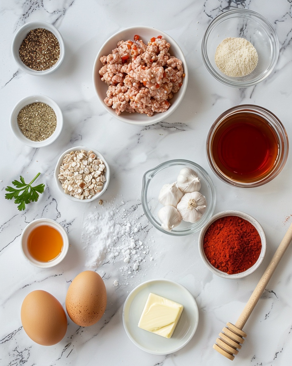 Single white plate with a single golden-brown meatball on a skewer, partially dipped in a vibrant orange creamy sauce, the meatball showing a tender and juicy interior texture, garnished with finely chopped herbs, fresh parsley sprig on the side, white marble surface, natural lighting emphasizing the moistness and depth of the sauce and meatball, intimate plated serving photo taken with an iphone --ar 4:5 --v 7