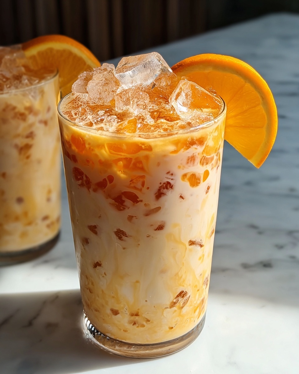 Refreshing Coconut Orange Glow - Easy Creamy Citrus Dessert Recipe