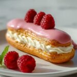 Lemon Raspberry Eclairs Recipe