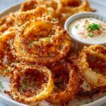 Viral High-Protein Keto Onion Rings Hack (No Breadcrumbs, No Frying!) Recipe