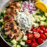 Greek Chicken Bowls with Tzatziki Sauce Recipe