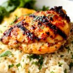 Sweet Chili Coconut-Lime Grilled Chicken with Cauliflower Rice Recipe