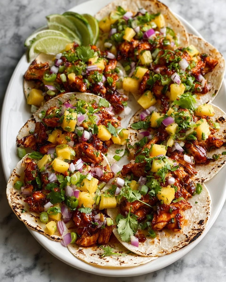 Mouthwatering Hawaiian Chicken Tacos Recipe