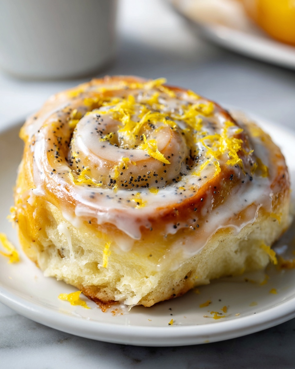 Lemon Rolls with Lemon Icing Recipe