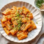 Gochujang Pasta with Cream Cheese, Parmesan, and Spring Onions Recipe