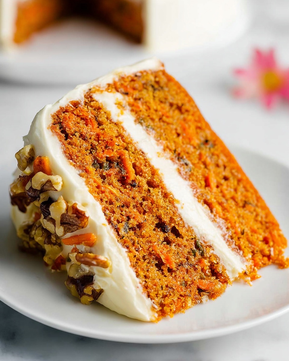 Vegan Carrot Cake with Cream Cheese Frosting Recipe