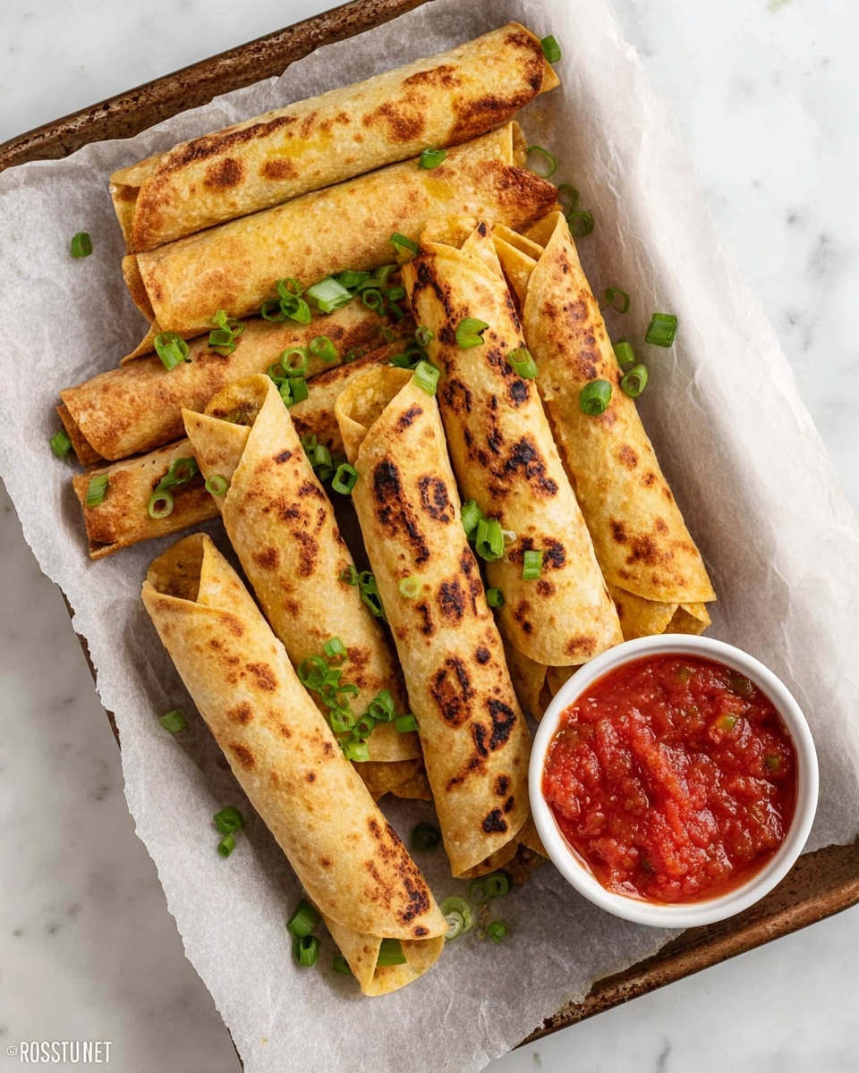 Creamy Black Bean Taquitos Recipe