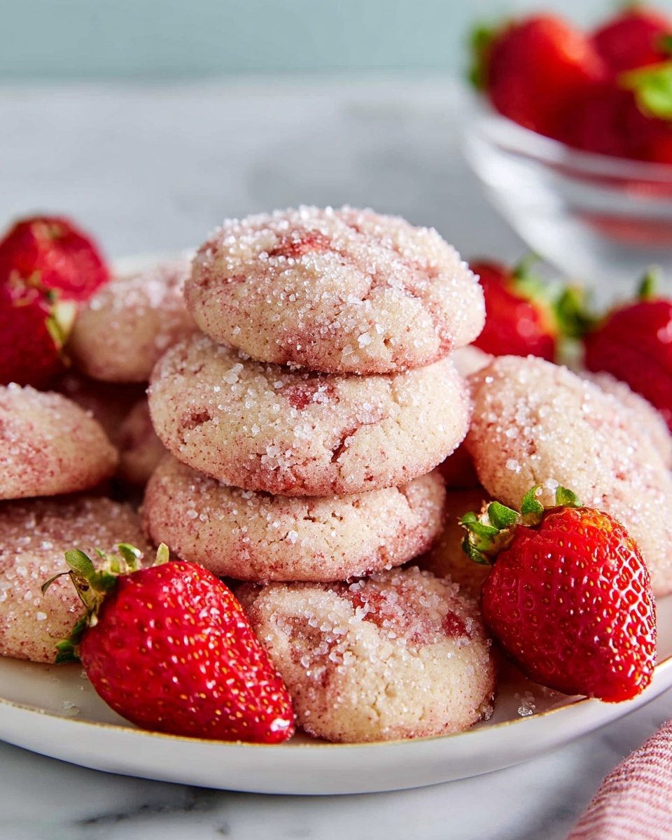 Strawberry Sugar Cookies Recipe