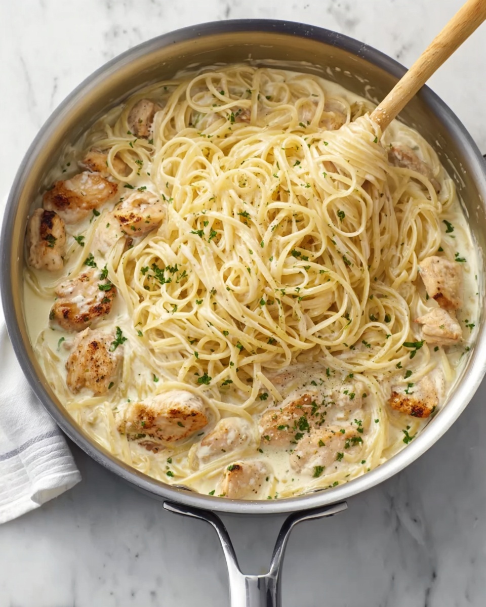 Garlic Parmesan Chicken Pasta Recipe