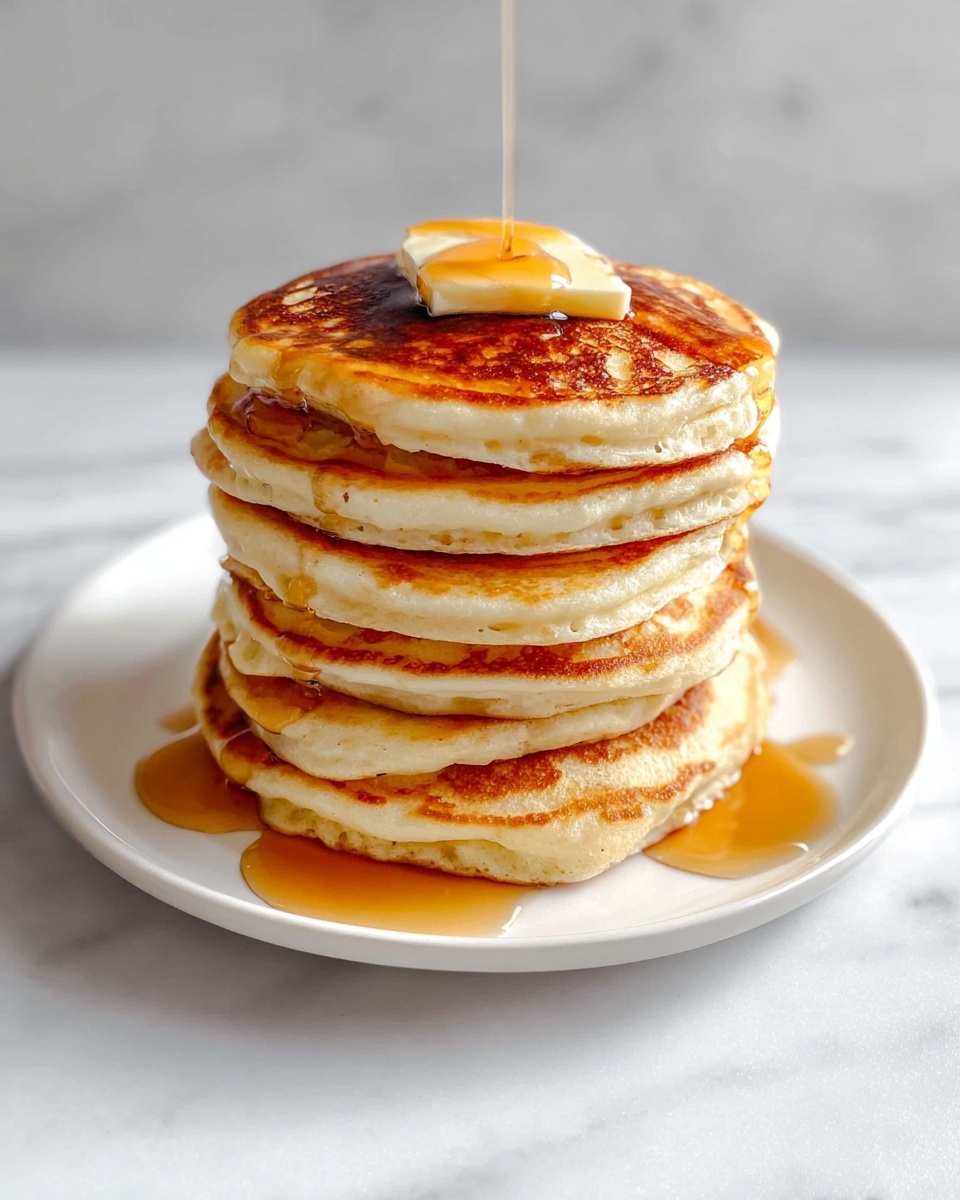 Fluffy Eggless Pancakes Recipe